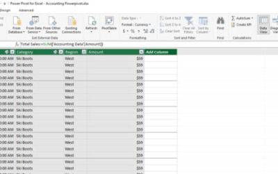 Power Pivot for Excel Tutorial